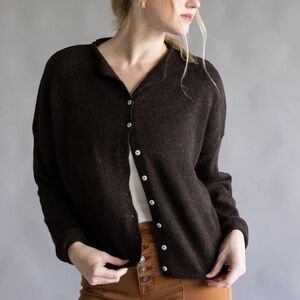Things Between Piper Cardigan | Brown